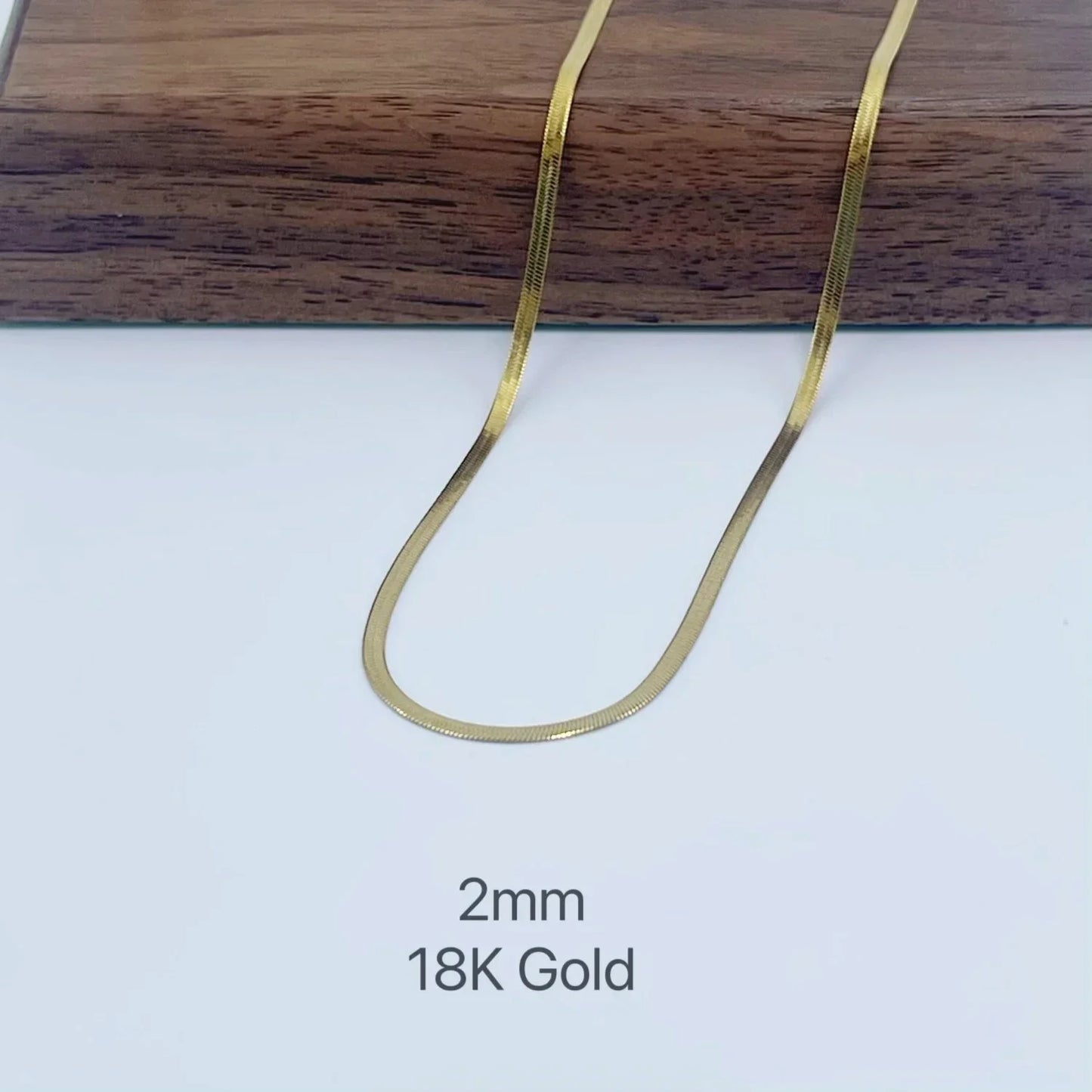 Minimalist Snake Chain Necklace – Stainless Steel Choker