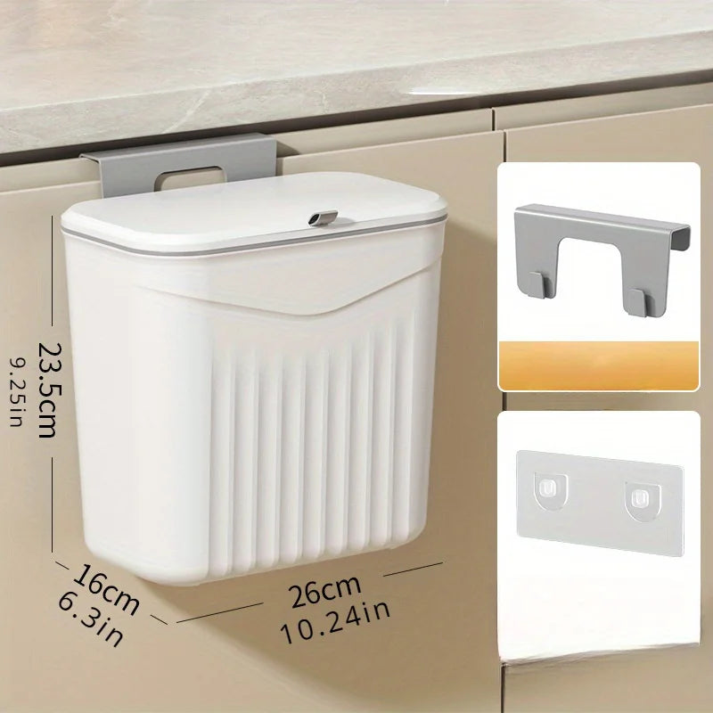 Wall-Mounted Kitchen Trash Bin – Space-Saving Garbage Storage