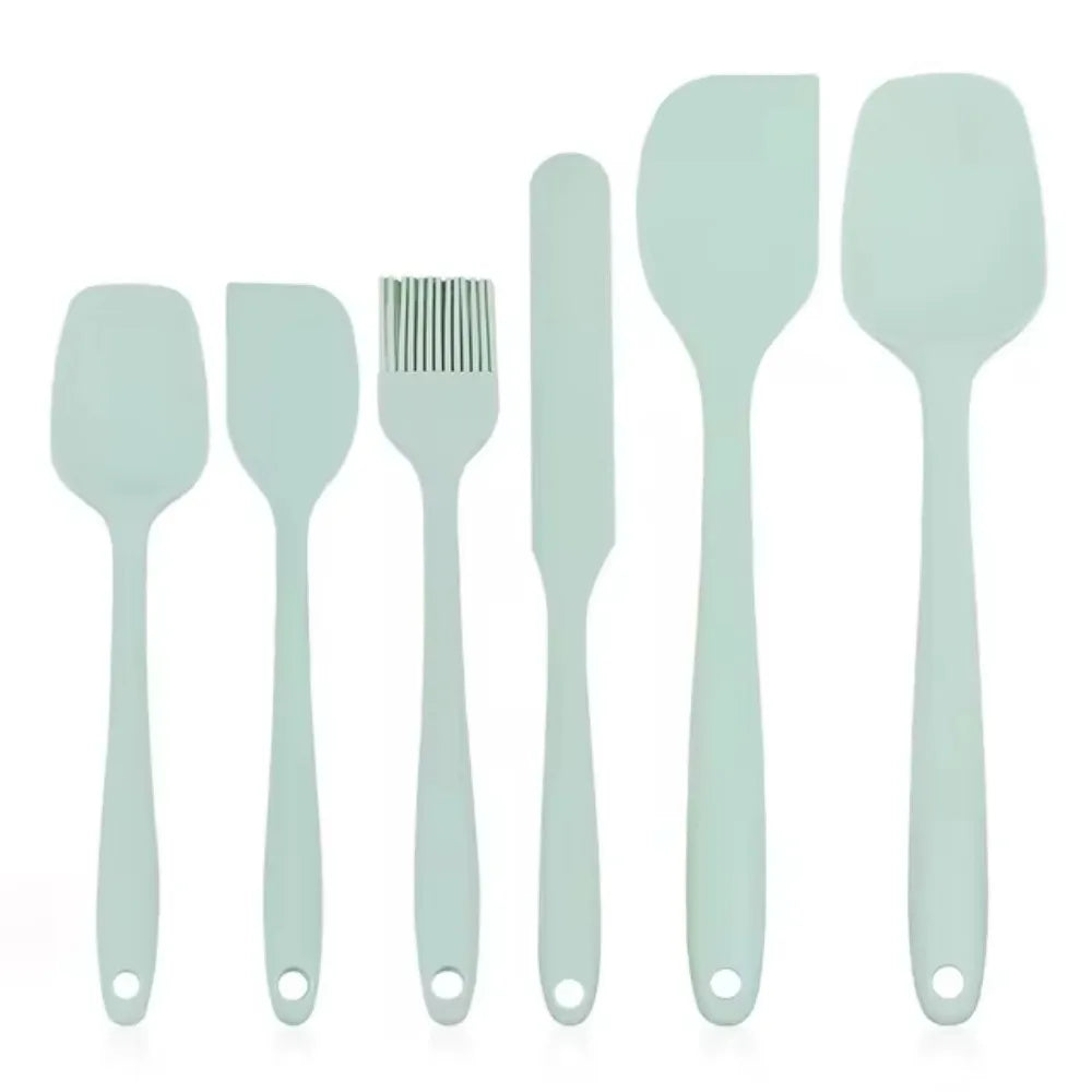 6-Piece Premium Silicone Spatula Set