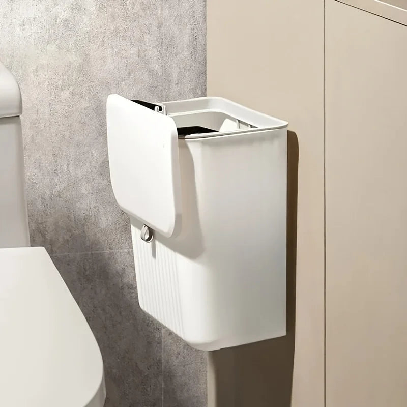 Wall-Mounted Kitchen Trash Bin – Space-Saving Garbage Storage