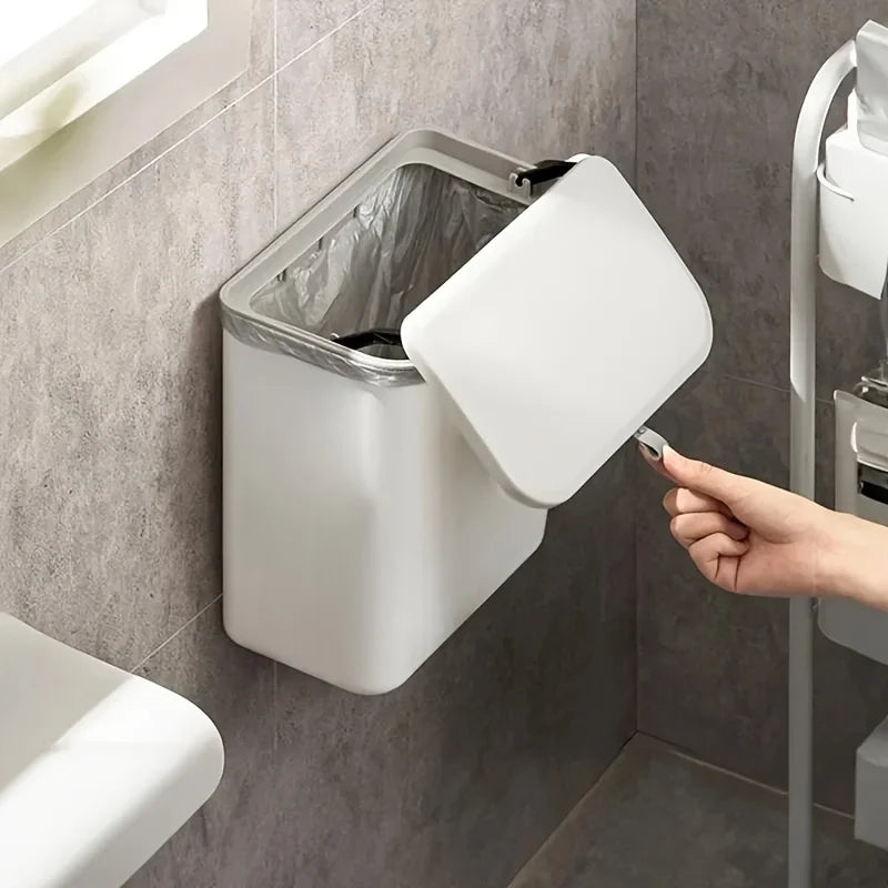 Wall-Mounted Kitchen Trash Bin – Space-Saving Garbage Storage
