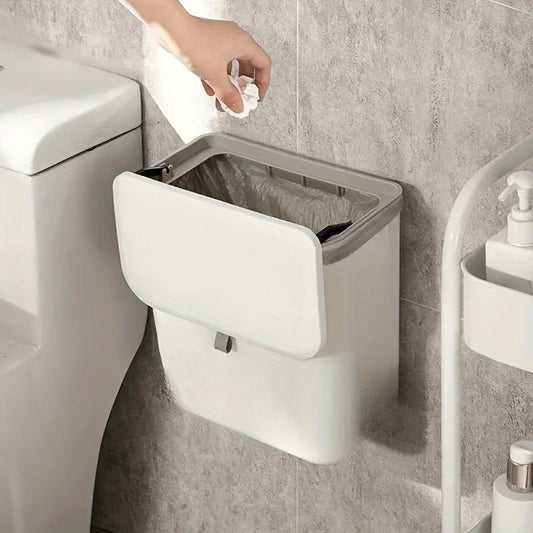 Wall-Mounted Kitchen Trash Bin – Space-Saving Garbage Storage