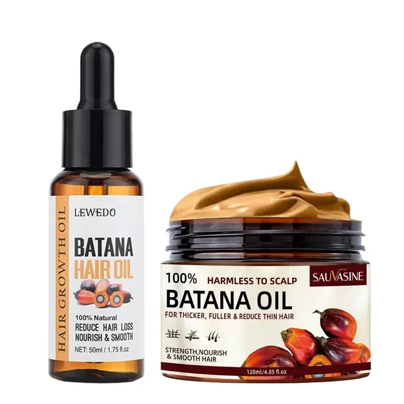 Natural Batana Oil Batana Butter Hair Mask Treatment Deep Conditioner