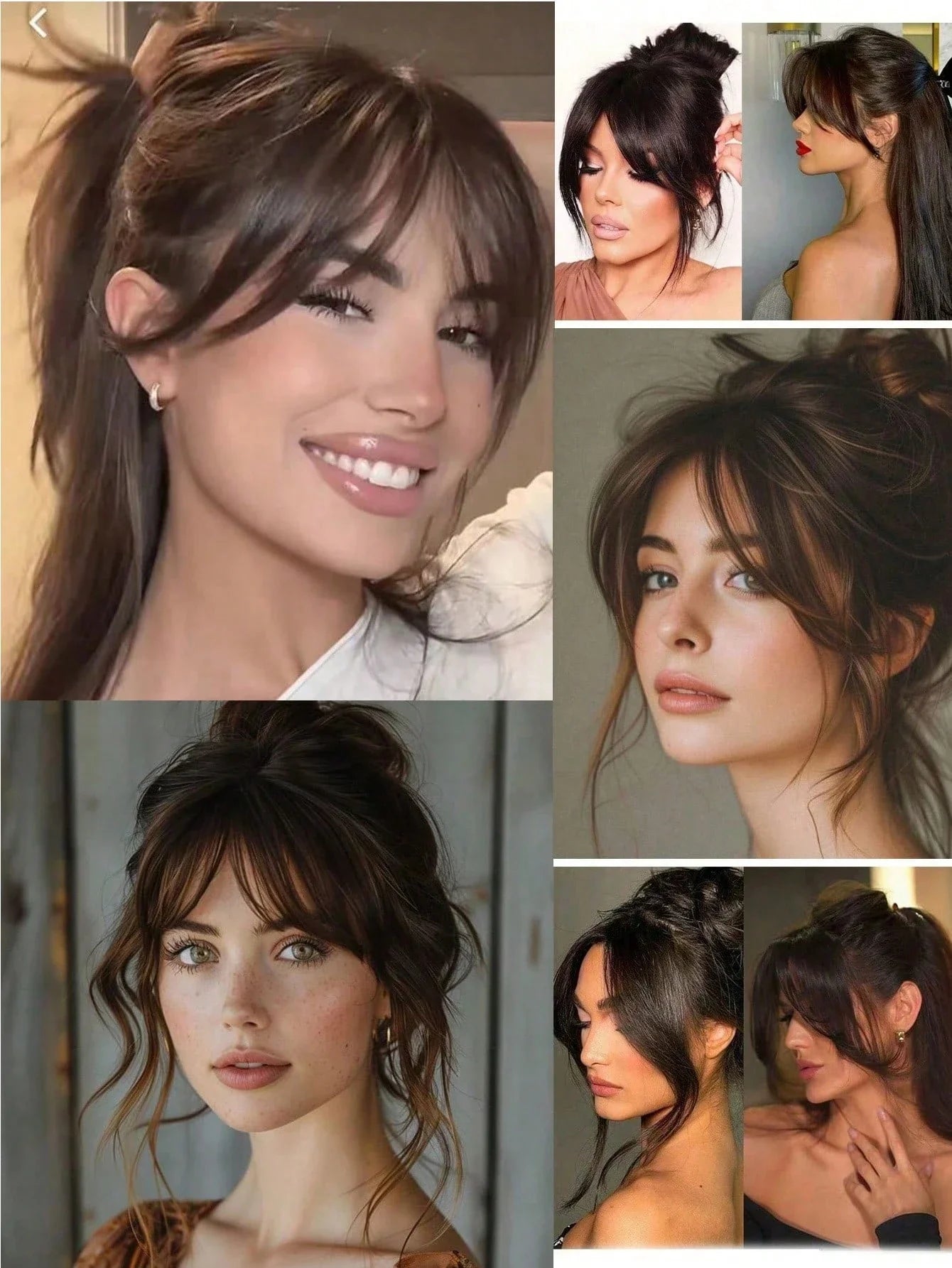 Synthesis Wig Clip-In Bangs Hair Extensions