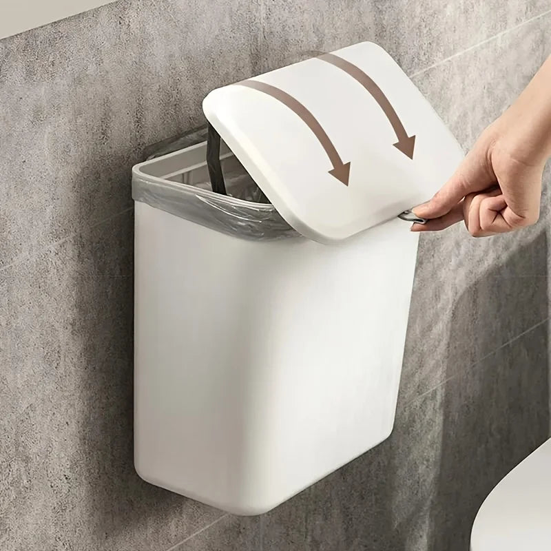Wall-Mounted Kitchen Trash Bin – Space-Saving Garbage Storage