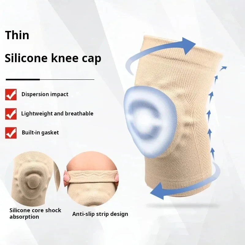 Silicone Thin Knee Pads – Sports Protection
