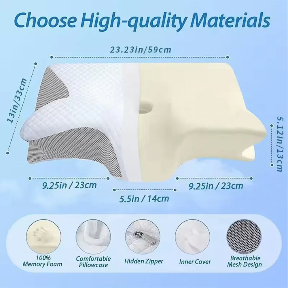 Butterfly Memory Foam Neck Pillow