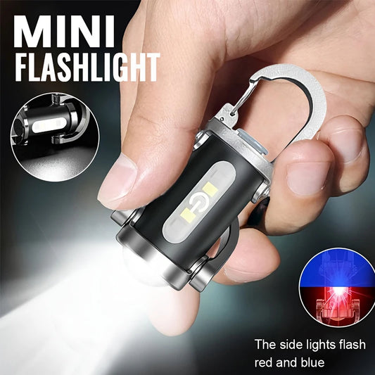 Mini Keychain Rechargeable COB Flashlight