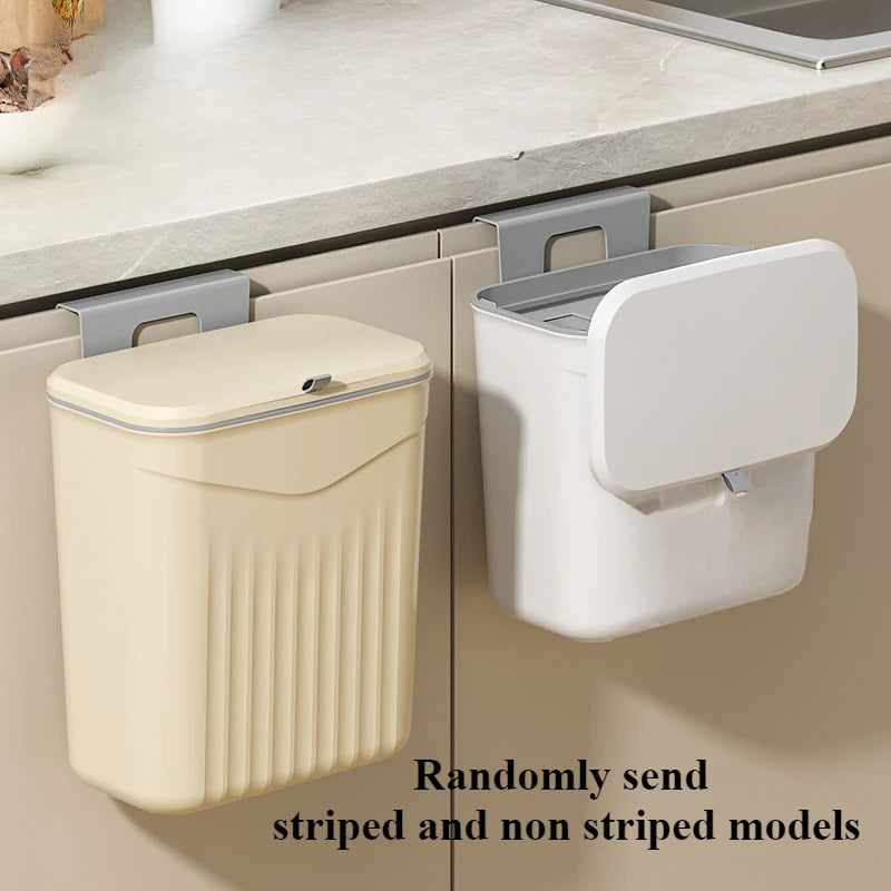 Wall-Mounted Kitchen Trash Bin – Space-Saving Garbage Storage