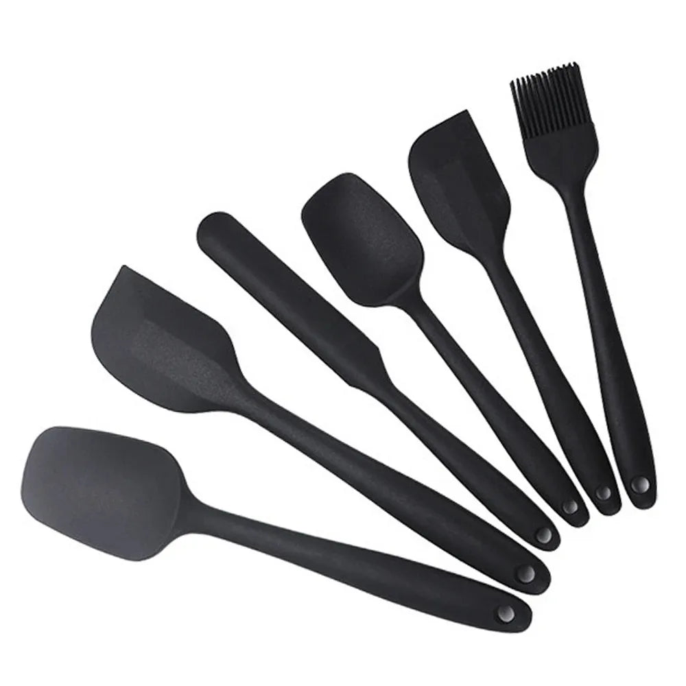 6-Piece Premium Silicone Spatula Set
