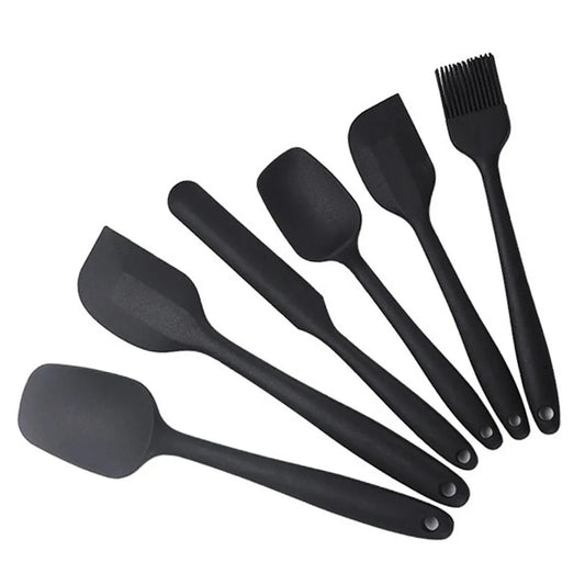 6-Piece Premium Silicone Spatula Set